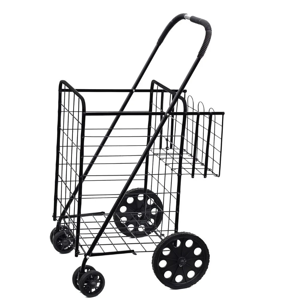 Shopping trolley cart Black 