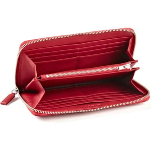 Custom Wallet Genuine Leather Red Leather Wallet Women