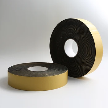 High adhesion strong single side acrylic glue nbr/pvc self adhesive foam insulation weather strip tape for heat insulation