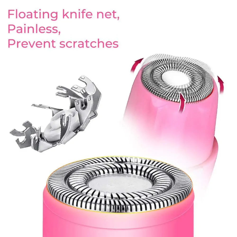 Электрический Аккумуляторный триммер для волос в носу мужчин и женщин бритва удаления бакенбардов бровей набор ухода за лицом 4