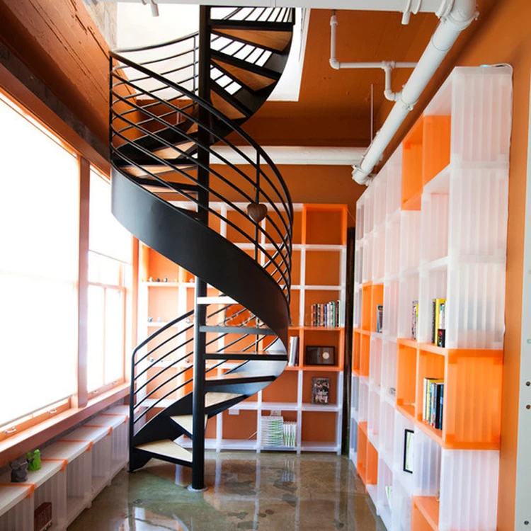 prefabricated steel spiral stairs