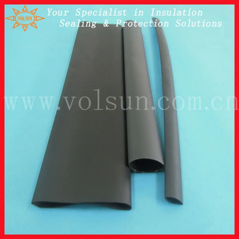 Waterproof thermofit heat shrink tube with glue