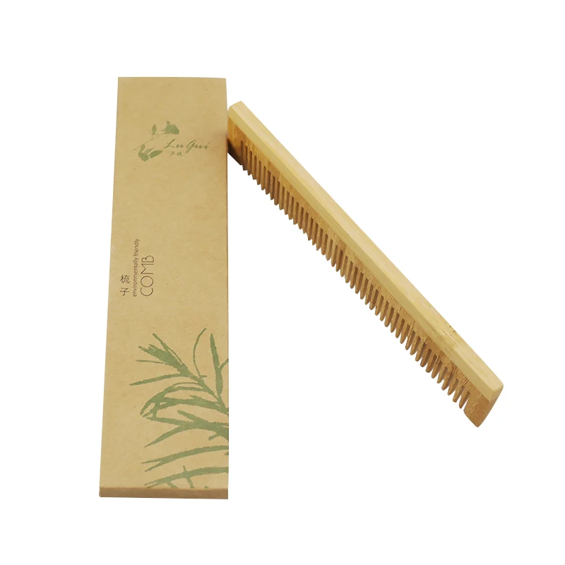 Высококачественная Массажная деревянная расческа Бамбуковая щетка для волос щетки ухода за волосами и красоты спа-массажер оптовая