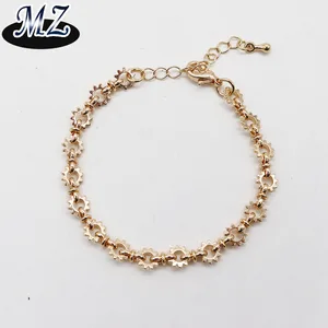 2014 Trends Unisex Gold-Colored Plating Fashion Bracelets Cute Cheap Number-Shaped Brass Jewelry for Wedding and Party Gift