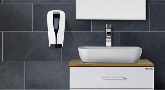 500 ML Smart Hand Sanitizer Manual Foaming Fog ABS Plastic Wall Mounted Liquid Soap Dispenser