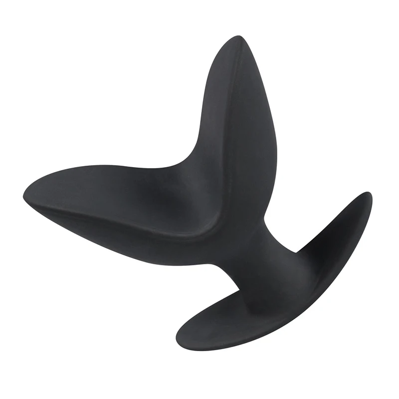 Silicone Flared Expanding Butt Plug Stretcher Waterproof Ass Anchor, Two  Petal-Shaped Anus Dilator Dilating Anal Stimulator