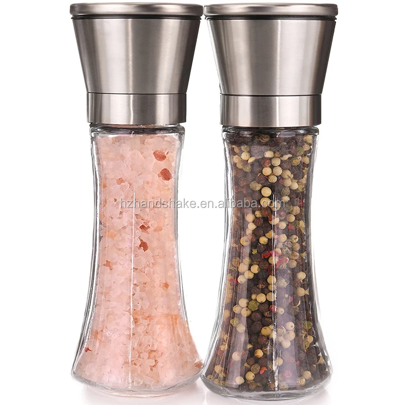 Adjustable Coarseness Salt & Pepper Shakers