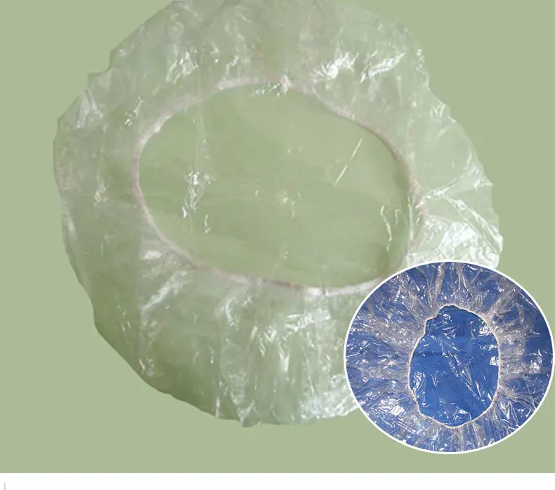 Одноразовый полиэтиленовый пластиковый чехол для автомобиля с резинкой для гаража