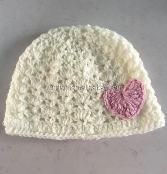 Fille Tricot Crochet Bebe Bonnet Acrylique Avec Design Coeur Buy Bonnet Bebe Crane Bonnet Crochet Avec Coeur Bonnet Acrylique 100 Product On Alibaba Com