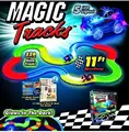 2016 new Magic tracks electric children toy car DIY assembled suit TV children railcar Christmas gifts