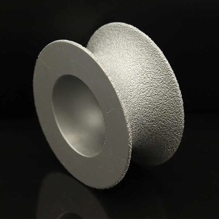 Vacuum Brazed Diamond Hand Profile Wheel Router Bit Profiling Wheel Edge Grinding Cutting Bit for Granit Marble Coarse