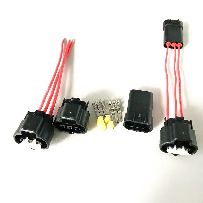 Nippon Denso 3 Pin Sealed Auto Wire Harness Connector