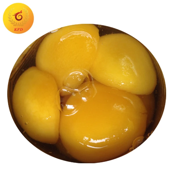 850g Canned yellow peach in halves canned fruit export to Algeria