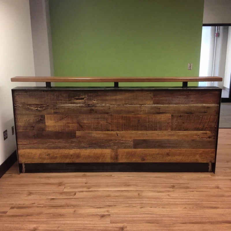LUX 2-Person Salon Reception Desk Customized Design Modern Style Eco-Friendly Features