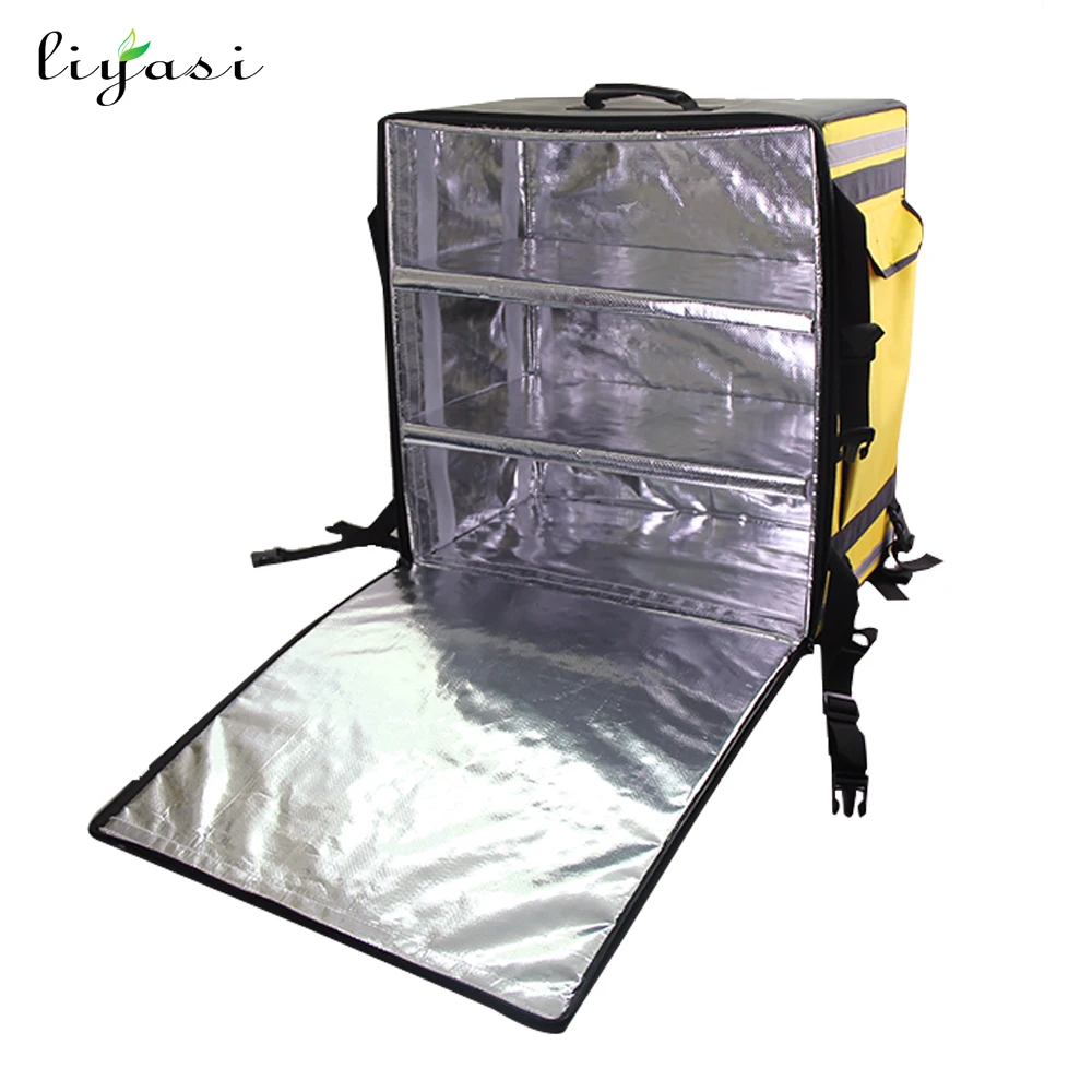 ryukzak dlya dostavki produktov sumka holodilnik s razdelitelyami 3 peregorodki dlya goryachej holodnoj edy pitya buy backpack food delivery bag cooler