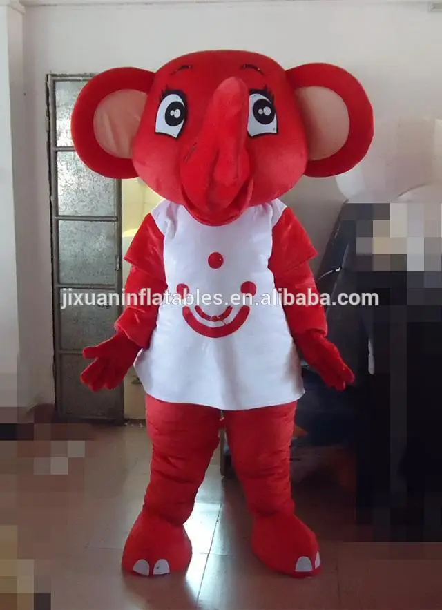 赤い象のマスコットの衣装 Buy 象のマスコットの衣装 Product On Alibaba Com