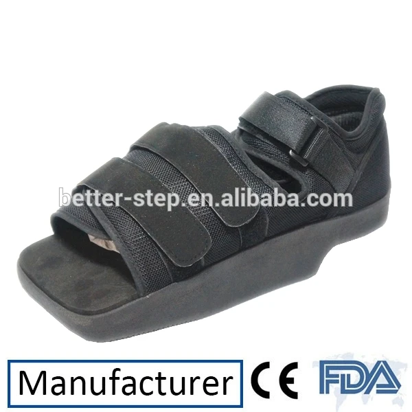 Médica Cirúrgica Pós Operatório Sapato Respirável Cunha Do Dedo Do Pé  Quadrado Curar