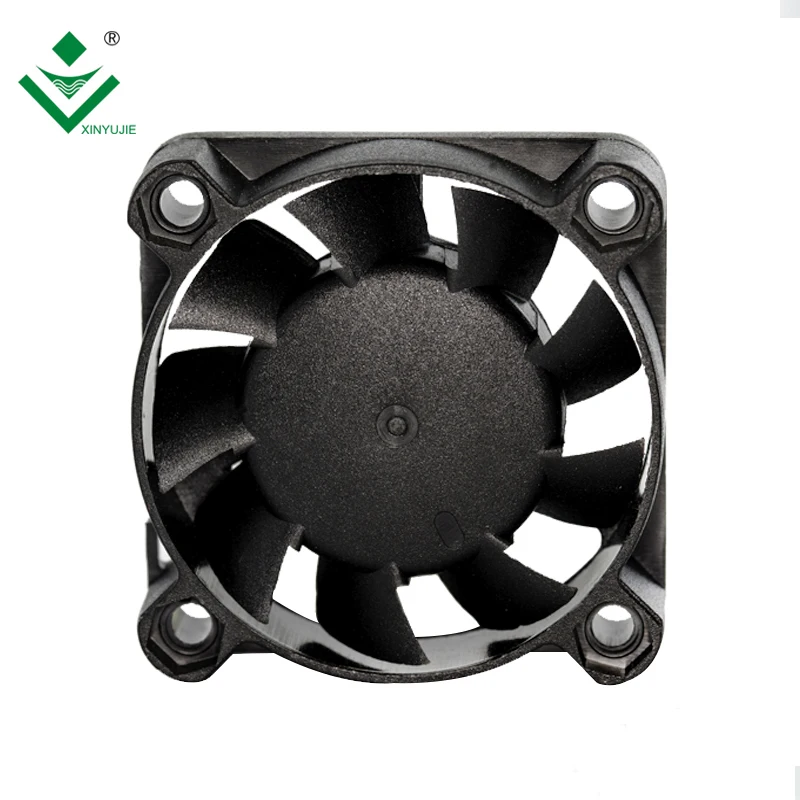Brushless DC Portable Axial Fan 40x40x10mm 5V/12V/24V Waterproof Super Silent LED Light 3.77-7.02CFM 1.94-4.51mmH2O