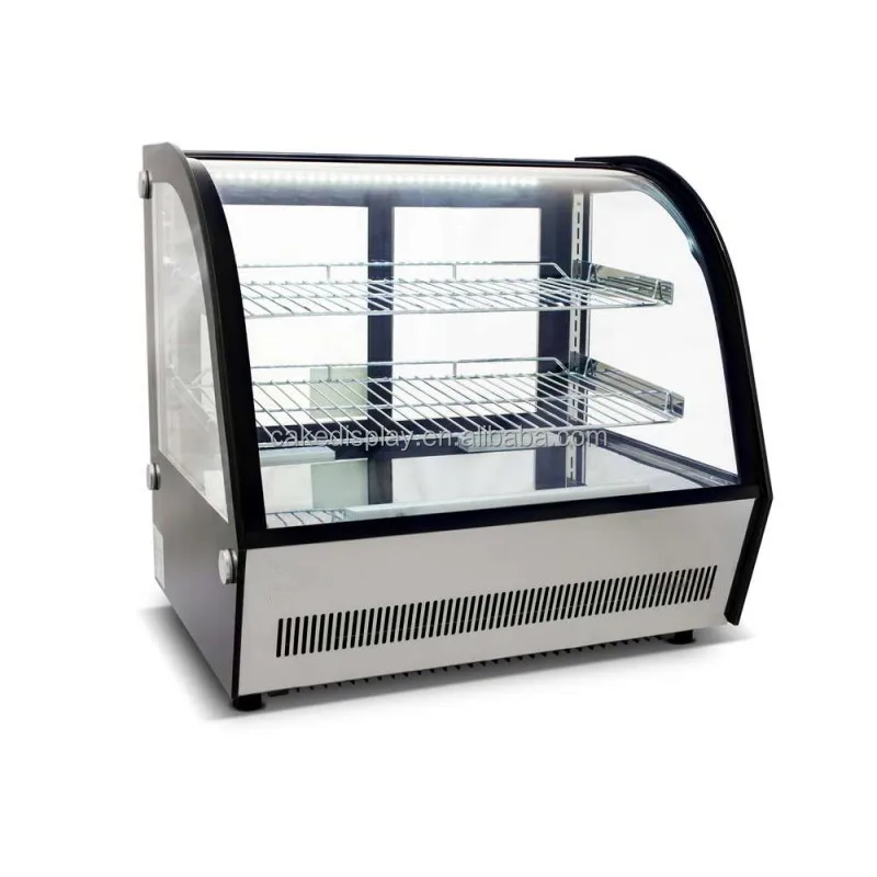 Small Marble Table Top Cake Showcase Fridge Cooler