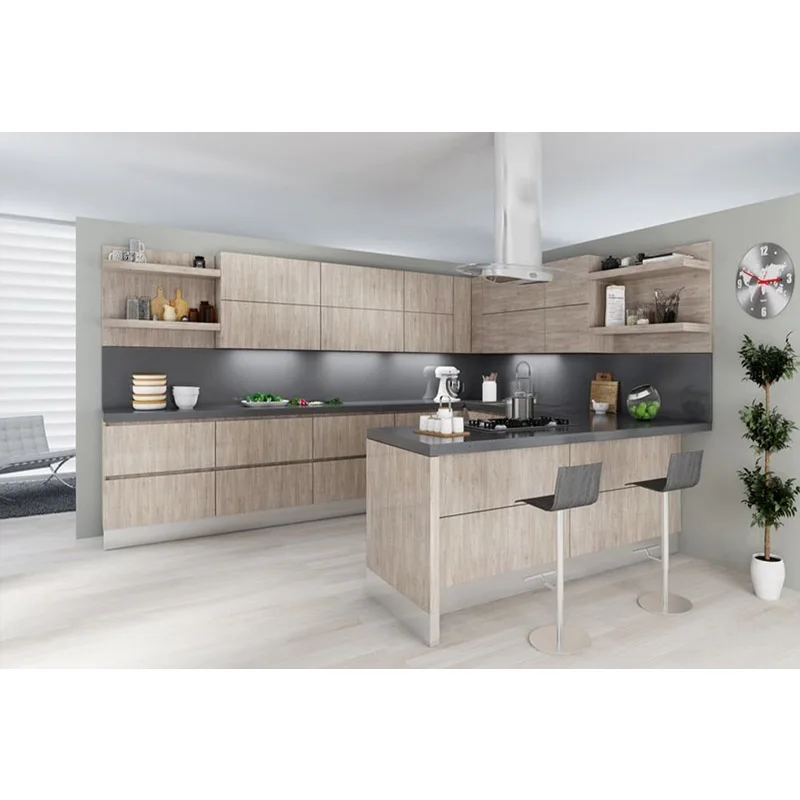 Custom Made Particle Board Material Kitchen Cabinet In Stock Buy Kitchen Cabinets In Stock Kitchen Custom Cabinets Kitchen Made Cabinets Product On Alibaba Com