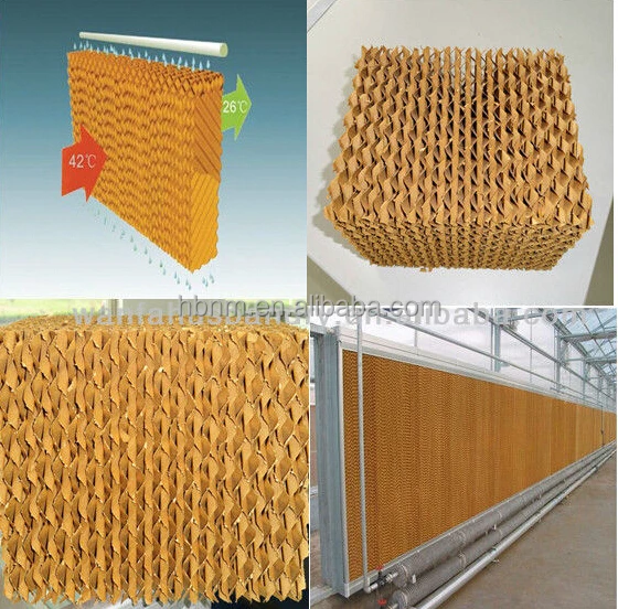 Poultry Control Shed Water Wet Cooling Pad Panels