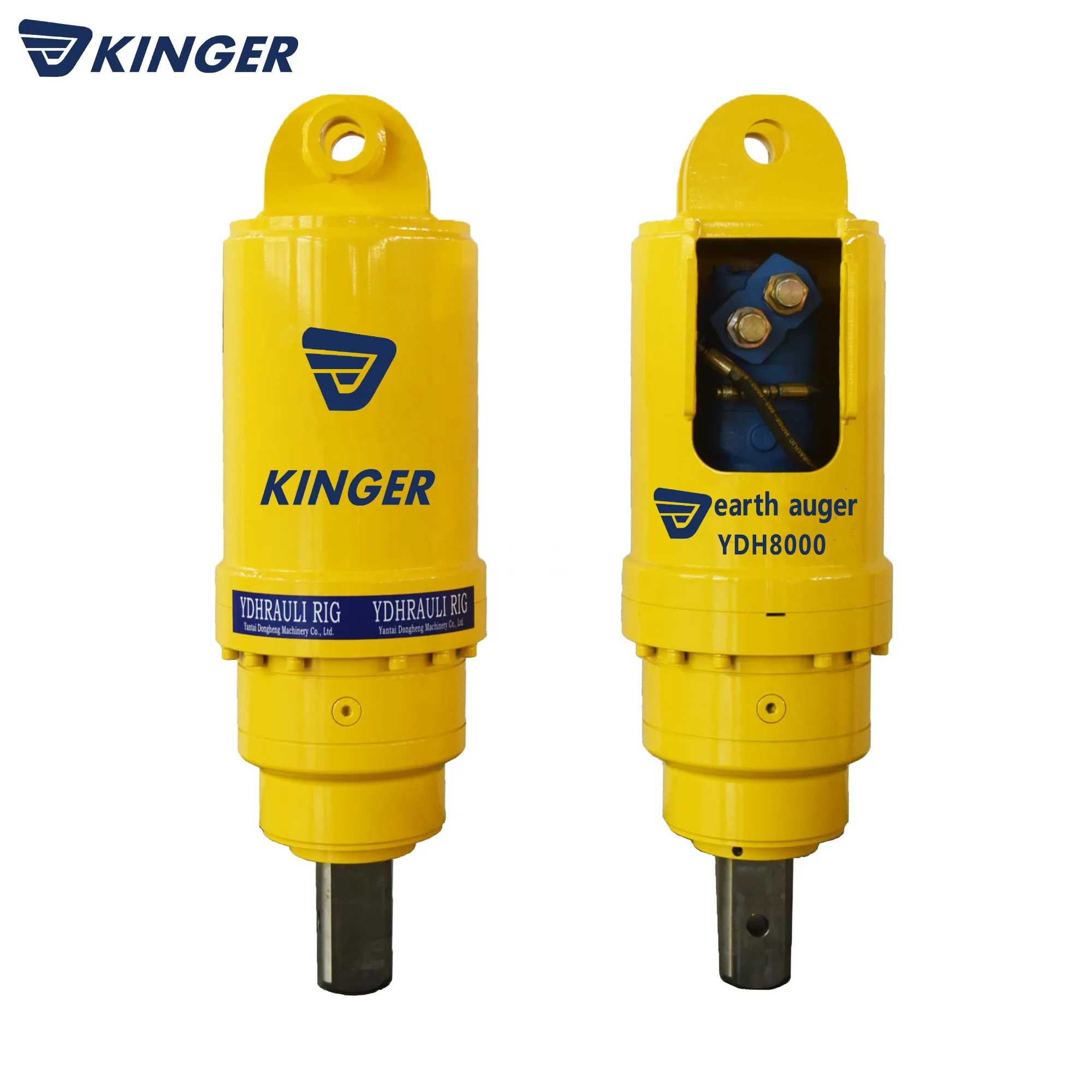 KINGER Used Auger Boring Machines Earth Auger Used Backhoe Parts for Sale Spare Parts Earth Auger