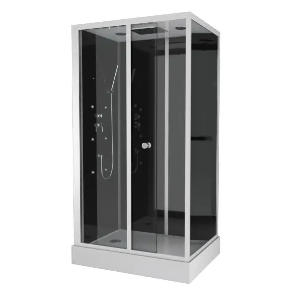 
K-5071 квадратная роскошная душевая кабина для 2 человек, паровые душевые кабины с акриловым подносом и массажером для спины 