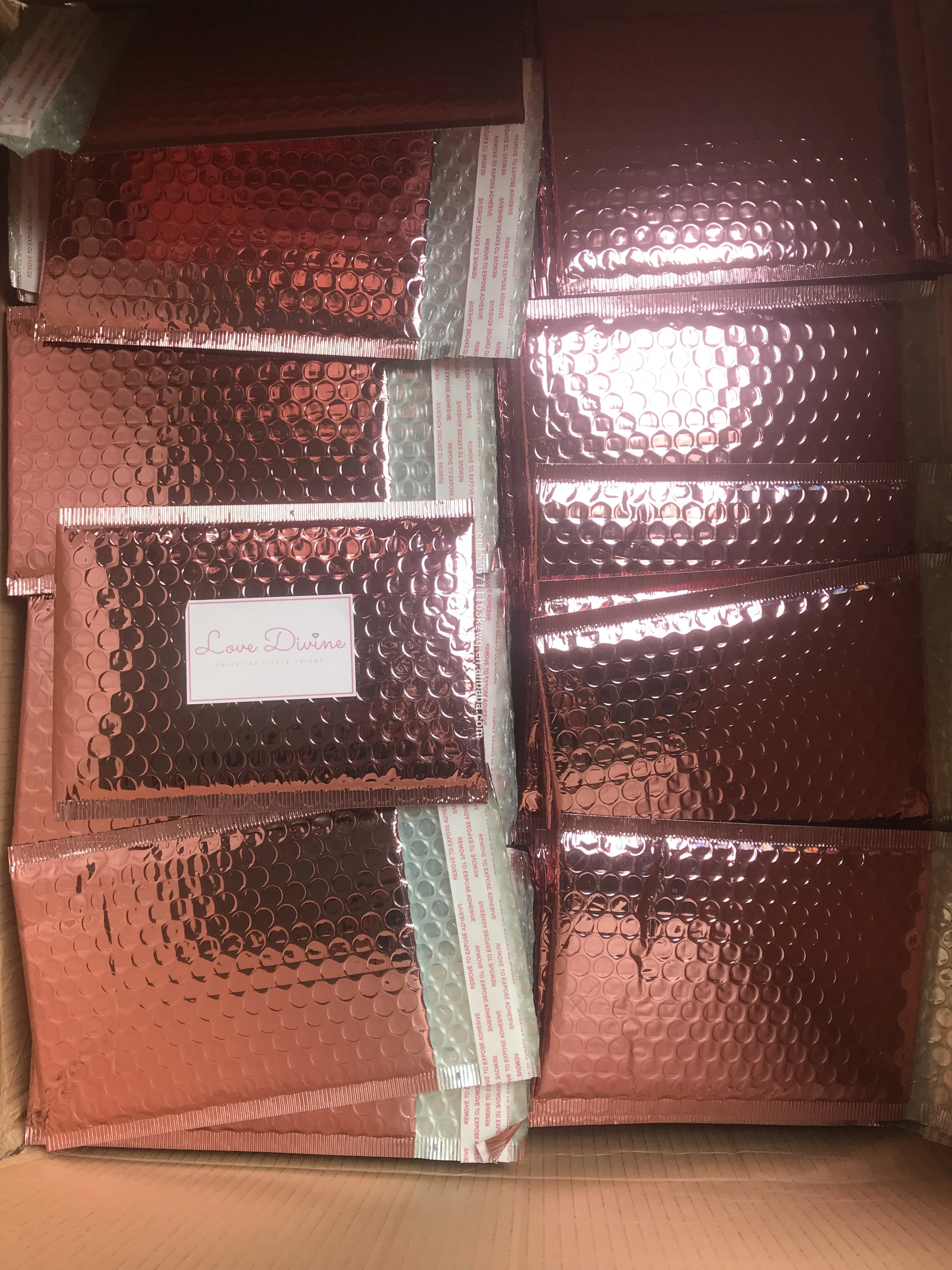 Custom Matte Black Packages Shipping Poly Mailer Bubble Envelope