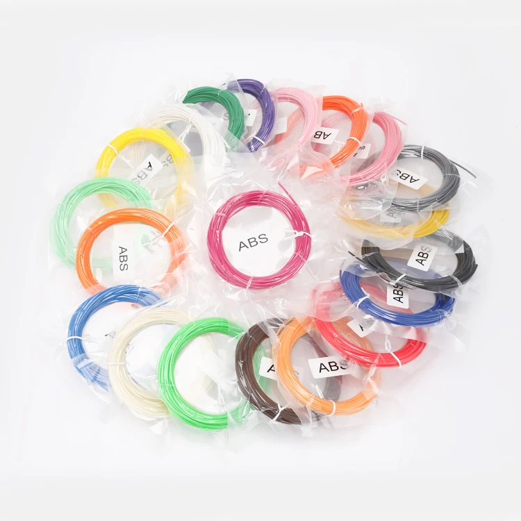 
 Высокое качество 20 видов цветов 3d Ручка лампы накаливания pla 1,75 для 3d печати ручка оптовая продажа  