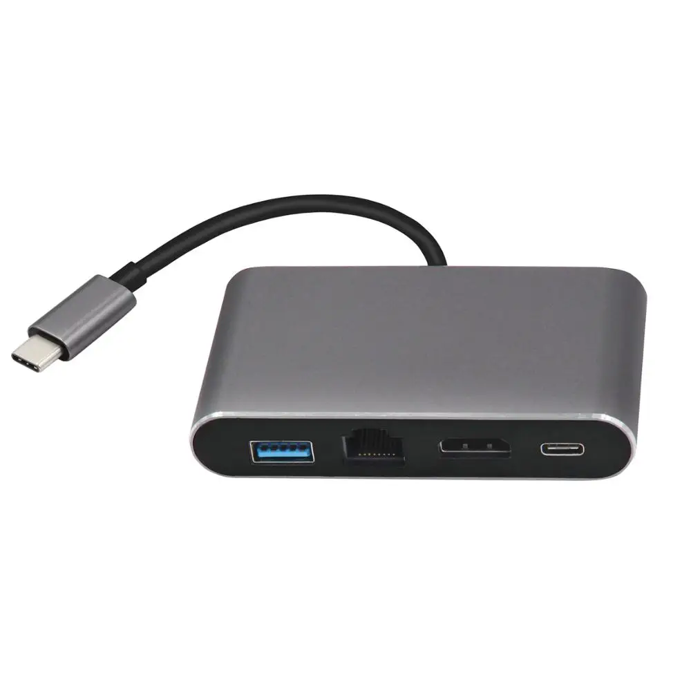 
 Умный Высокоскоростной HDMI Usb-концентратор Тип C 4 порта Usb 3,0 для macbook для телефона  