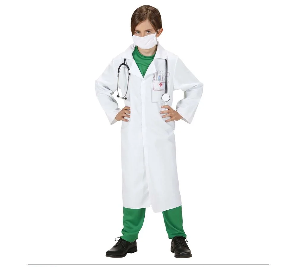 Ребенок в костюме доктора