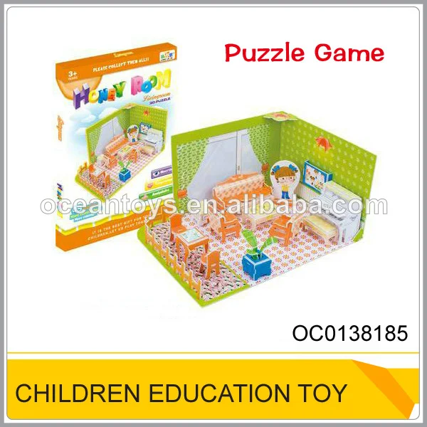 49 шт гостиной сделай сам 3d головоломки образования игрушки oc0138185