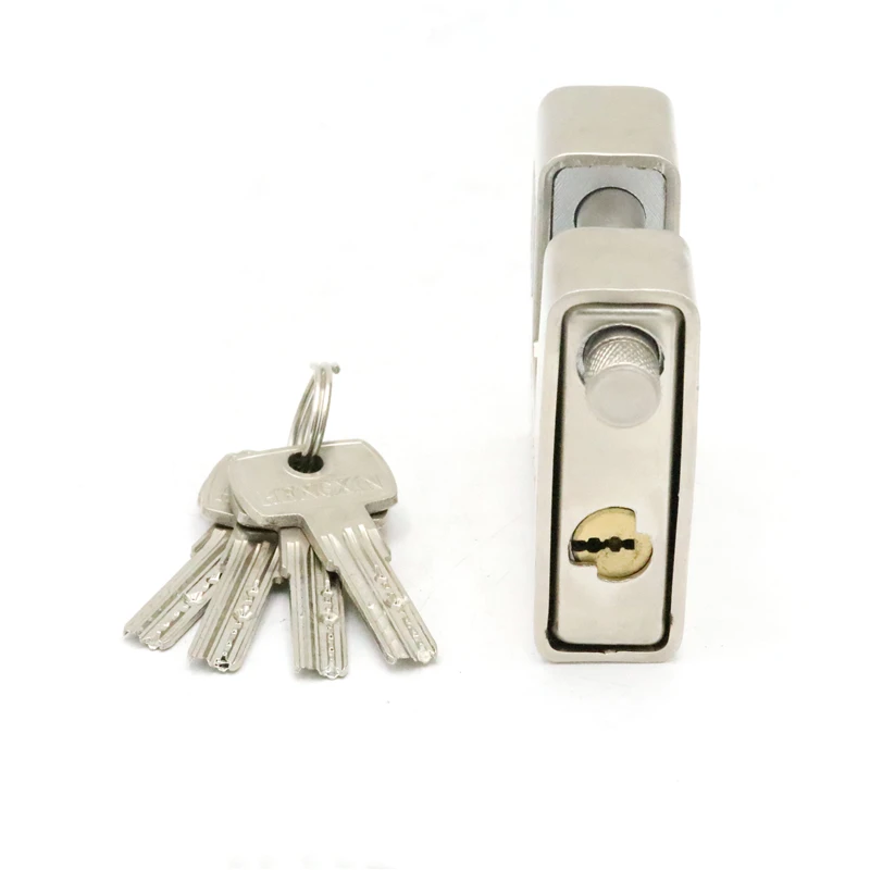 Yiwu поставщики высшего качества 4 железные ключи латунный матовый цилиндрический защитный замок Размер 80-90