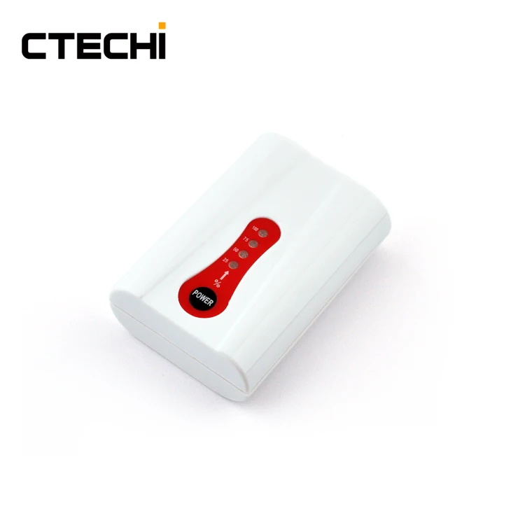 CTECHi OEM Rechargeable LED Indicator Lithium 7.4V 2600mah 18650 Electric Heated Jacket Battery