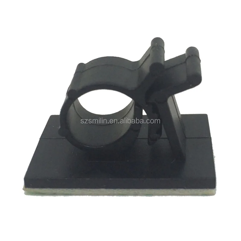 Plastic Kwik Clips Cable Line Computer Wire Car Charger Adjustable Sticky Fixing Cable Clamp