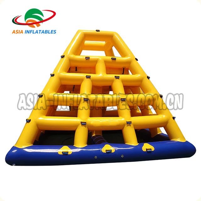 Summer Water Tower for Floating and Climbing High-Inflatable Water Jumping Tower with Water Blob Fun Ride-on Product