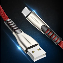 Горячая Распродажа 2019, высококачественный usb-кабель в нейлоновой оплетке с высокой скоростью