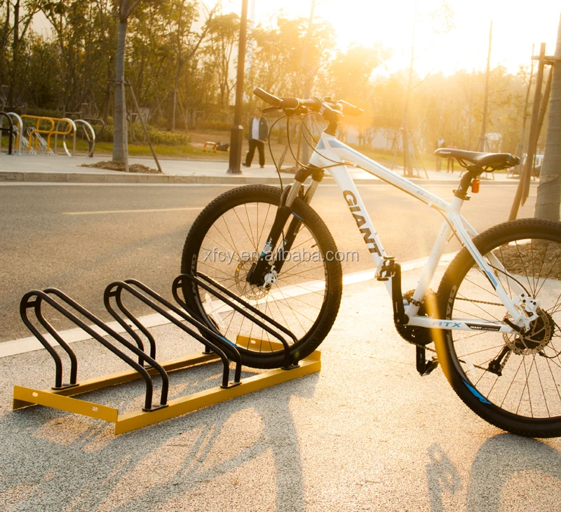 3 bike floor rack