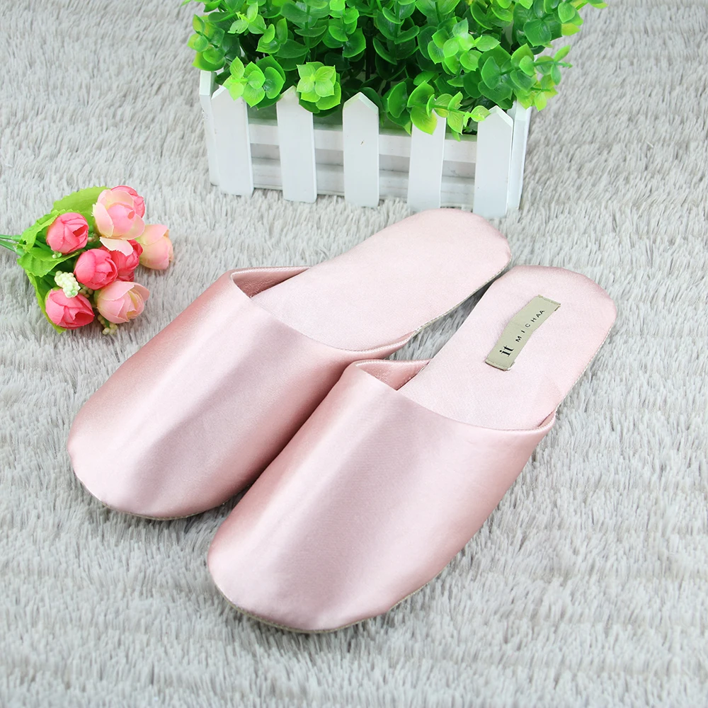 pink Beauty Women Indoor Spa Slipper Shoes - Main Image
