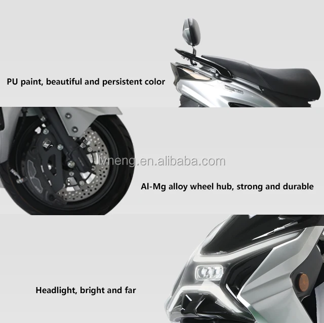 1200W 60V20Ah Lithium Battery EEC Scooters Motorcycle in China Adult Electric Motorcycle