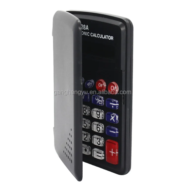 Top Level 8 Digit Mini Clip Cover Protective Electronic Digit Calculator