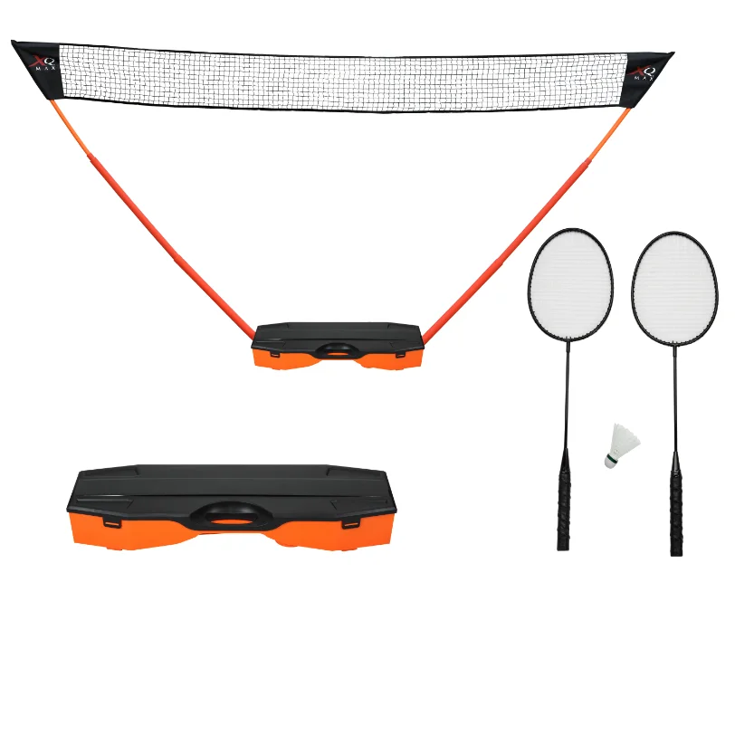 Popular Outdoor Indoor Easy Set 3 In 1 Portable Badminton Net Set Include 2pcs Rackets And 2pcs