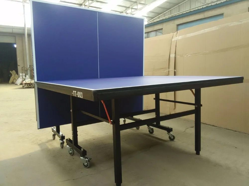 Cheap Table Tennis Tables with Folding Legs Ping Pong Table