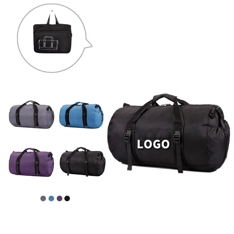 Unisex Solid Genuine Leather Travel Bag Size 18 Round