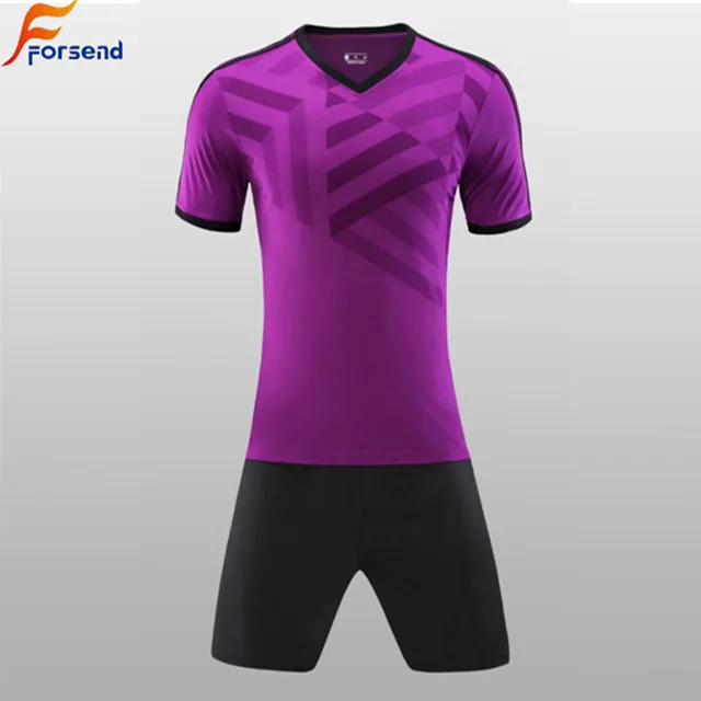 Camisa de futebol roxa Clearance