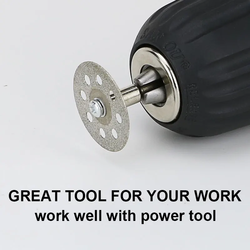 
 12 шт. Мини Алмазный шлифовальный круг пила Циркулярный режущий диск для вращающегося инструмента Dremel алмазные диски лезвия электроинструменты аксессуары  