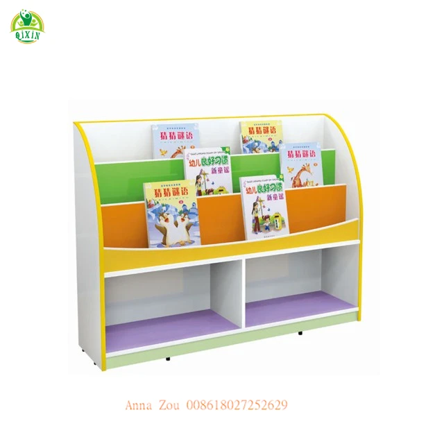Librero con Multi-color tascabile bianco riviste e giocattoli scaffale in legno per oggetti di libri Yosoo Mensola di libri per bambini in asilo bambini 
