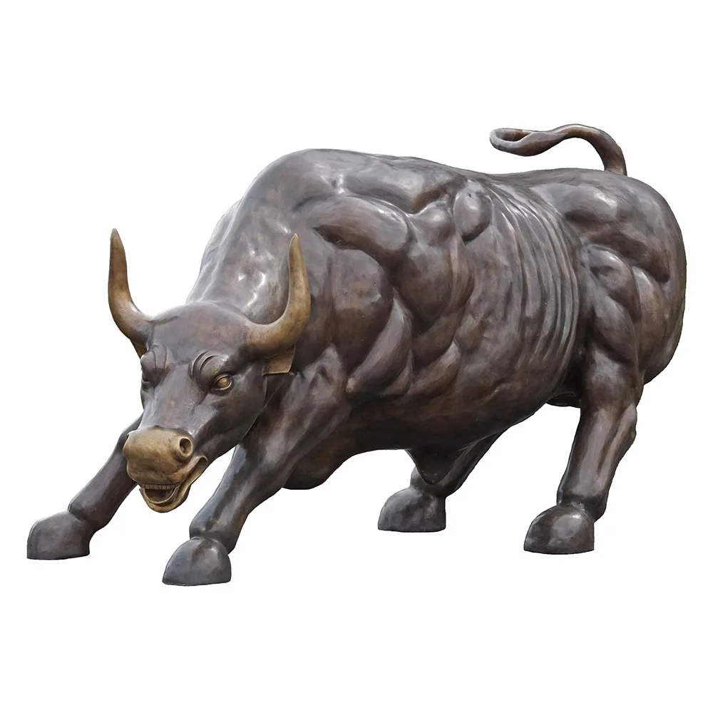 等身大ブロンズウォールストリートブルスタチュー大型銅屋外彫刻 Buy 等身大のブロンズ牛像 ブロンズウォールストリートブル像 銅牛の彫刻 Product On Alibaba Com