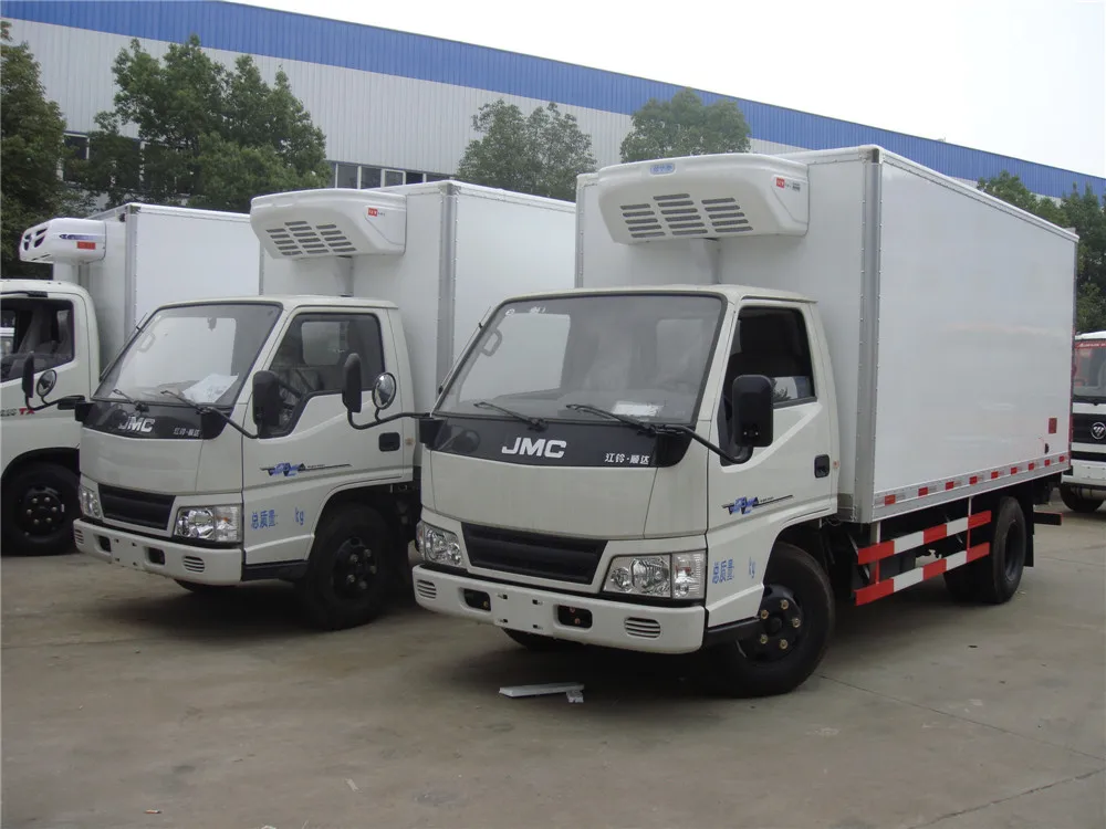 Best Quality 5ton 4x2 JMC Cold Delivery Truck Price in Ghana