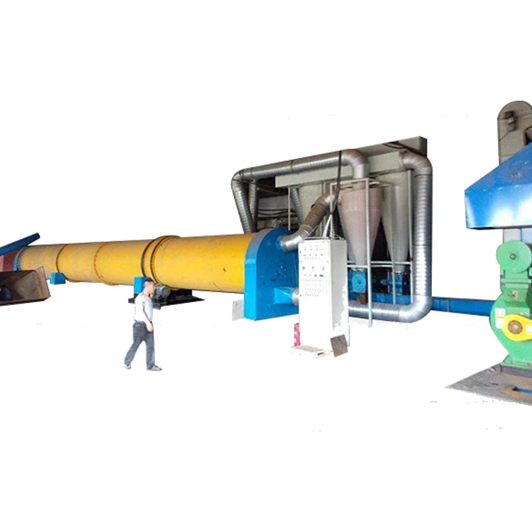 Эффективная вращающаяся сушилка для опилок с дизельной горелкой